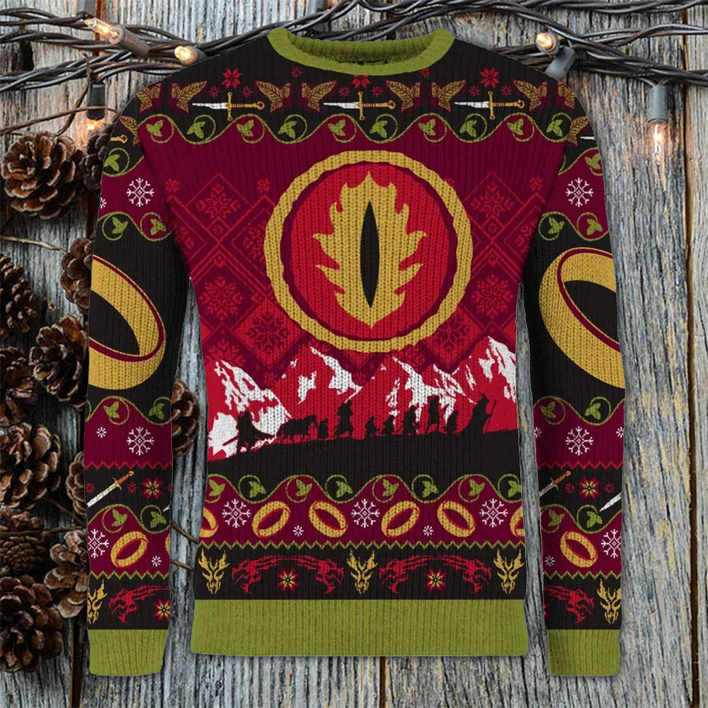 Fantasy Rings Movie Unisex Christmas Ugly Sweatshirt