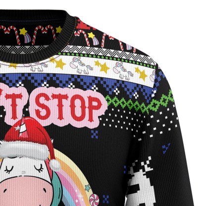 Unicorn Believing Christmas – Ugly Christmas Sweatshirt