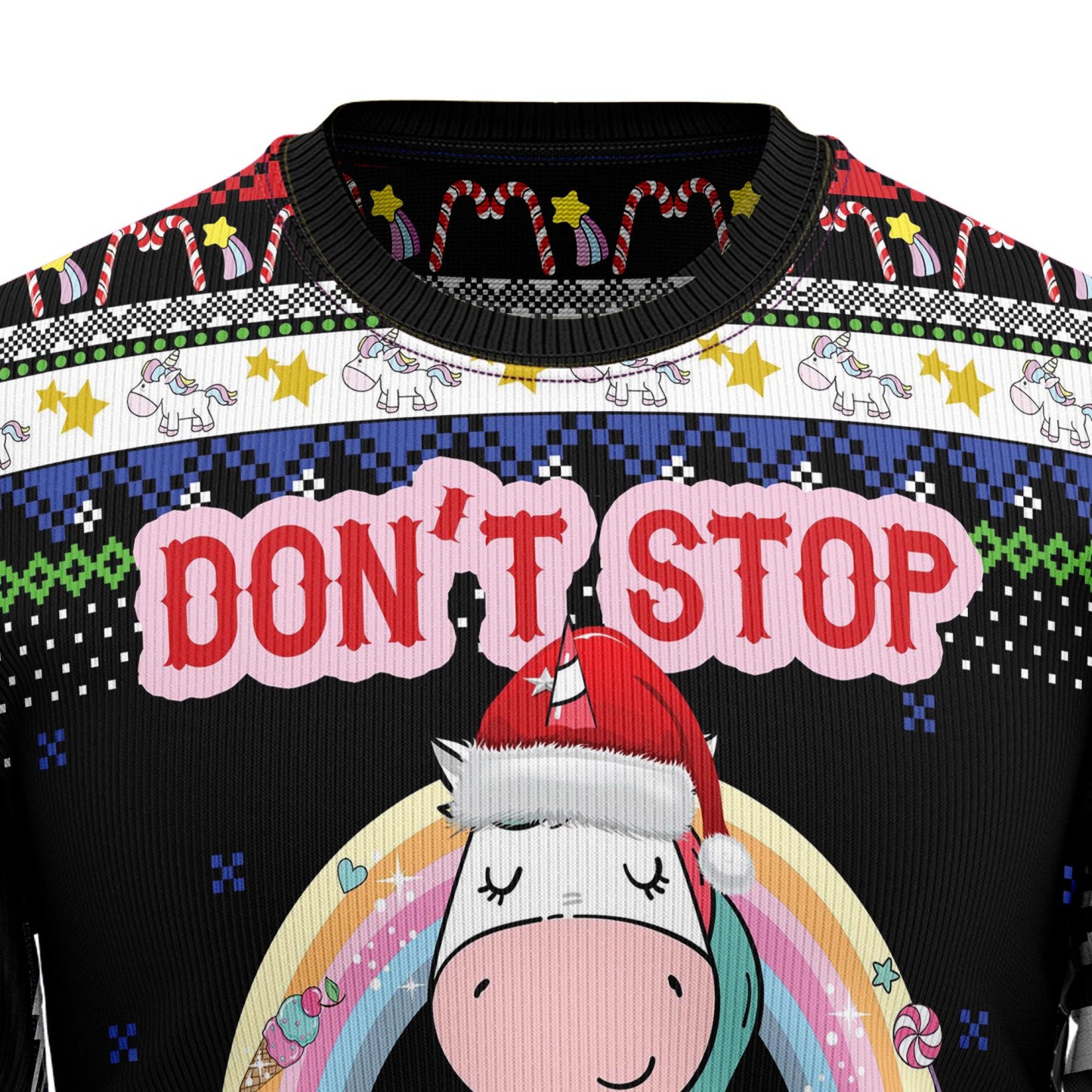 Unicorn Believing Christmas – Ugly Christmas Sweatshirt