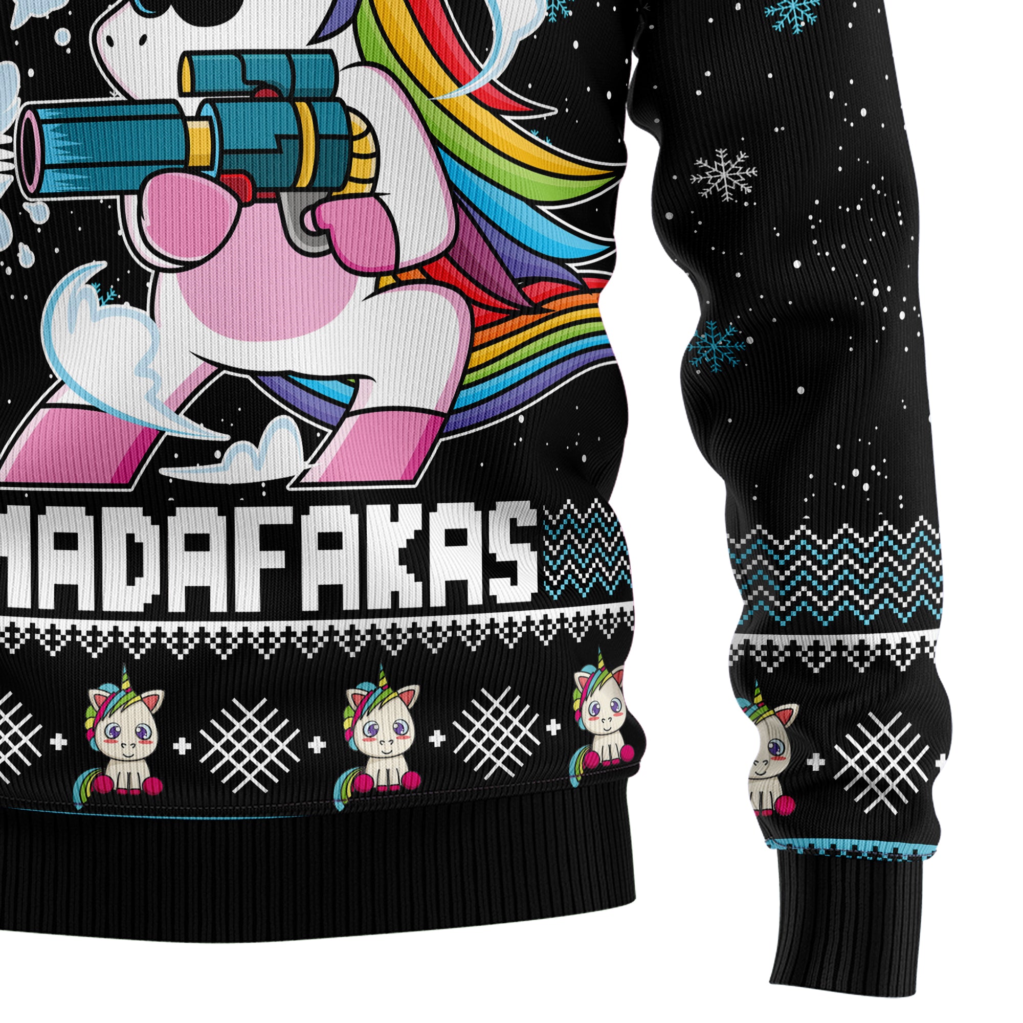 Unicorn Pew Pew – Ugly Christmas Sweatshirt