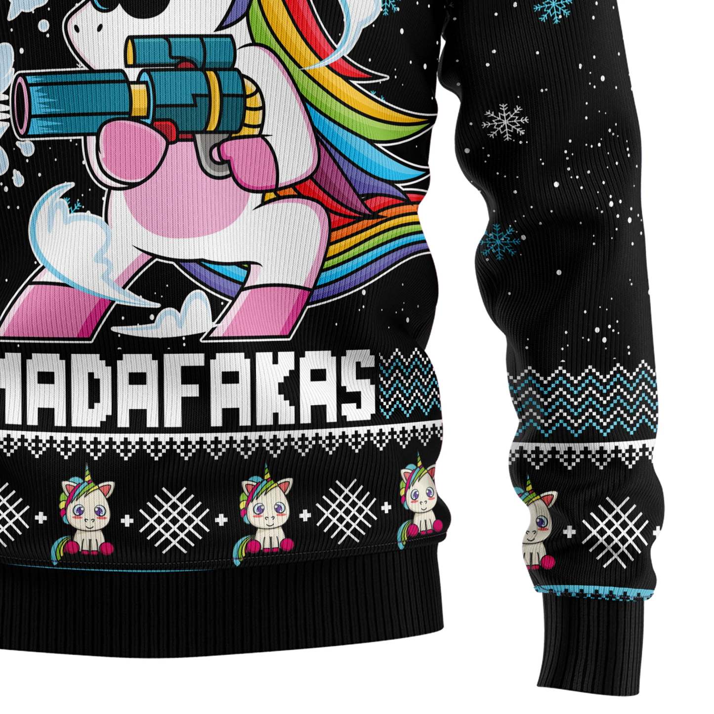Unicorn Pew Pew – Ugly Christmas Sweatshirt