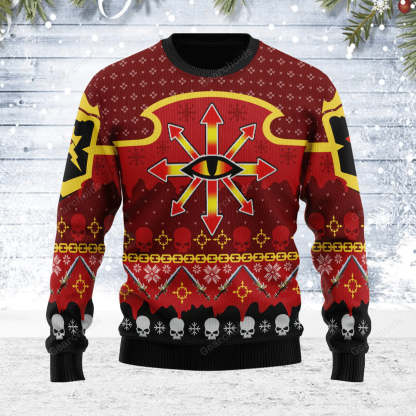 Chaos Reigns  Iconic - Ugly Christmas Sweatshirt