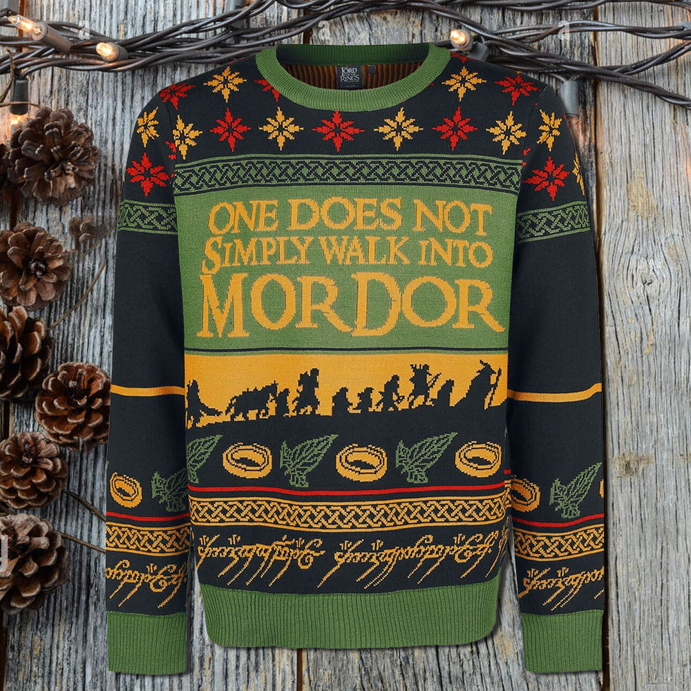 Fantasy Rings Movie Unisex Christmas Ugly Sweatshirt