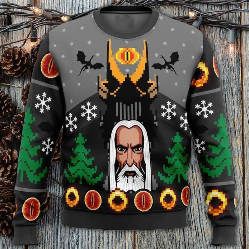 Fantasy Rings Movie Unisex Christmas Ugly Sweatshirt