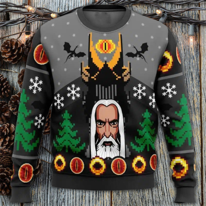 Fantasy Rings Movie Unisex Christmas Ugly Sweatshirt