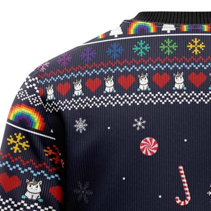 Unicorn Dab – Ugly Christmas Sweatshirt