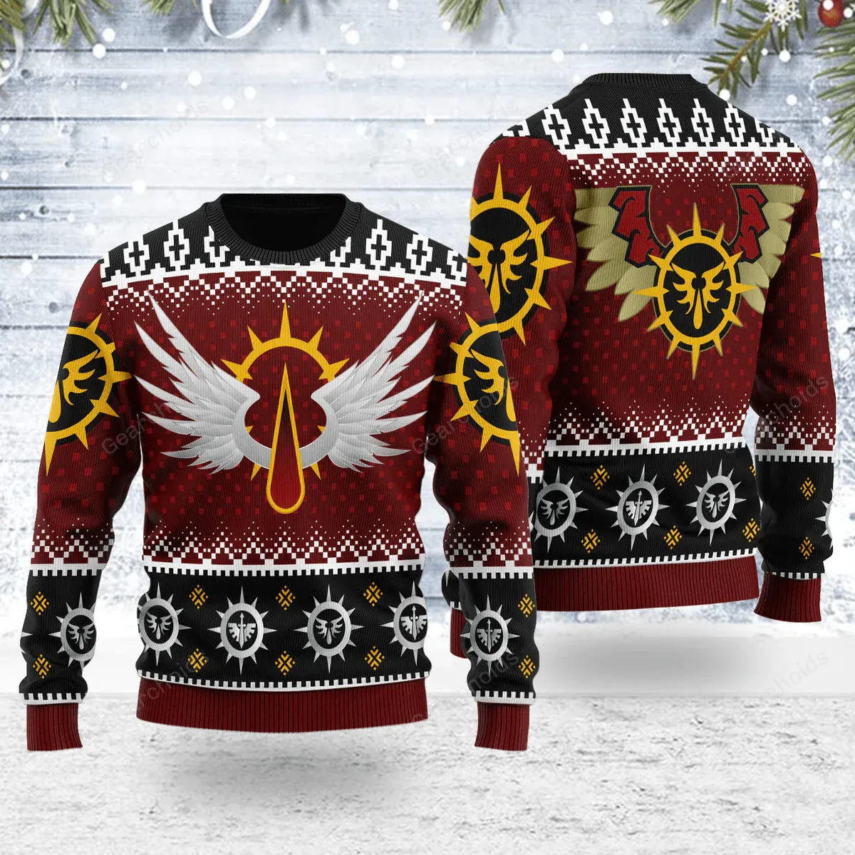 Blood Angels Iconic - Ugly Christmas Sweatshirt
