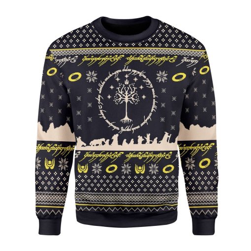 Fantasy Rings Movie Unisex  Christmas Ugly Sweatshirt