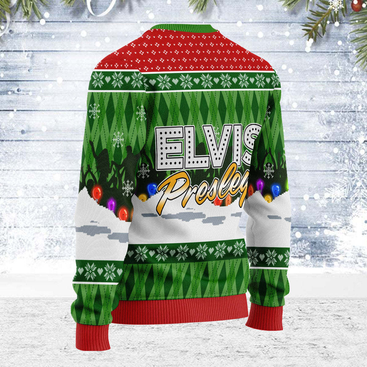 Only the Best Grandmas Listen to Elvis Presley Christmas Ugly Sweatshirt