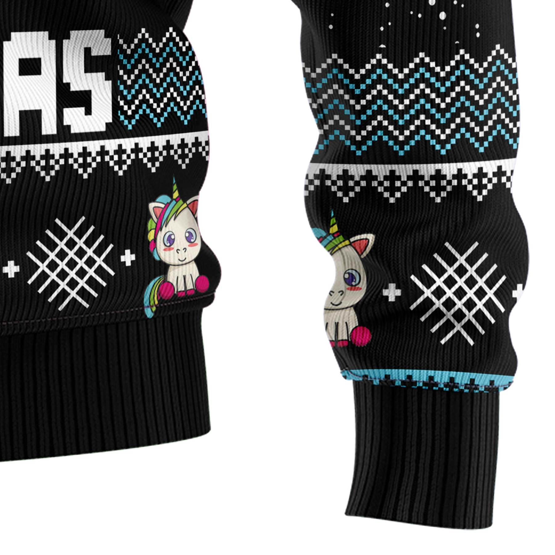 Unicorn Pew Pew – Ugly Christmas Sweatshirt