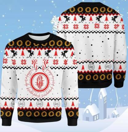 Fantasy Rings Movie Unisex  Christmas Ugly Sweatshirt