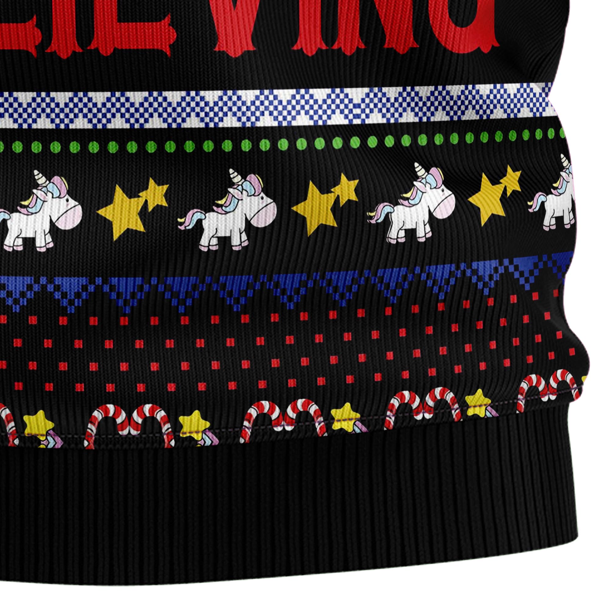 Unicorn Believing Christmas – Ugly Christmas Sweatshirt