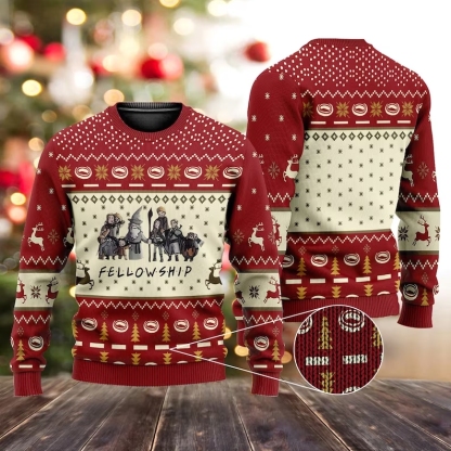 Fantasy Rings Movie Unisex Christmas Ugly Sweatshirt