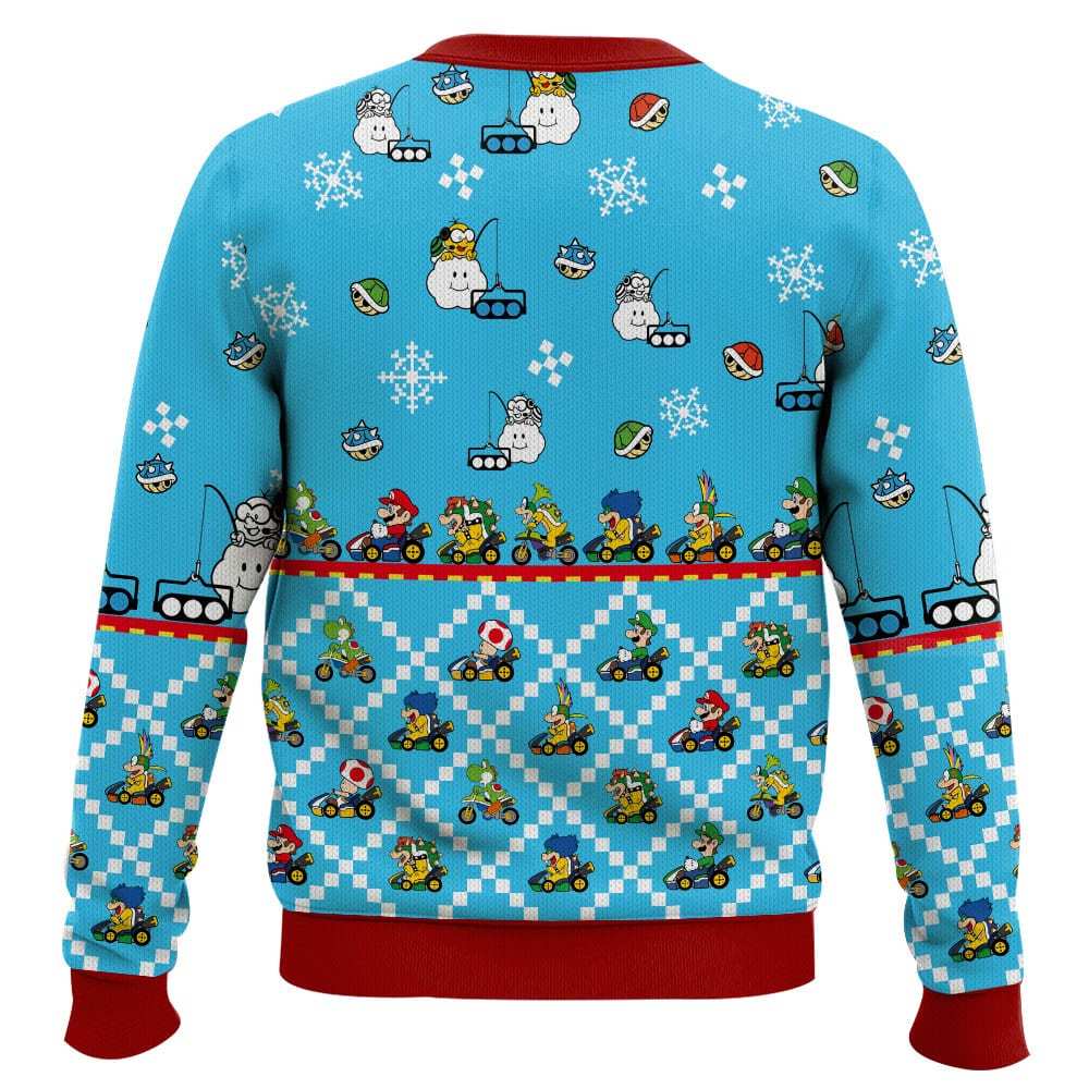 Mario Kart Let s Race Christmas Ugly Sweater