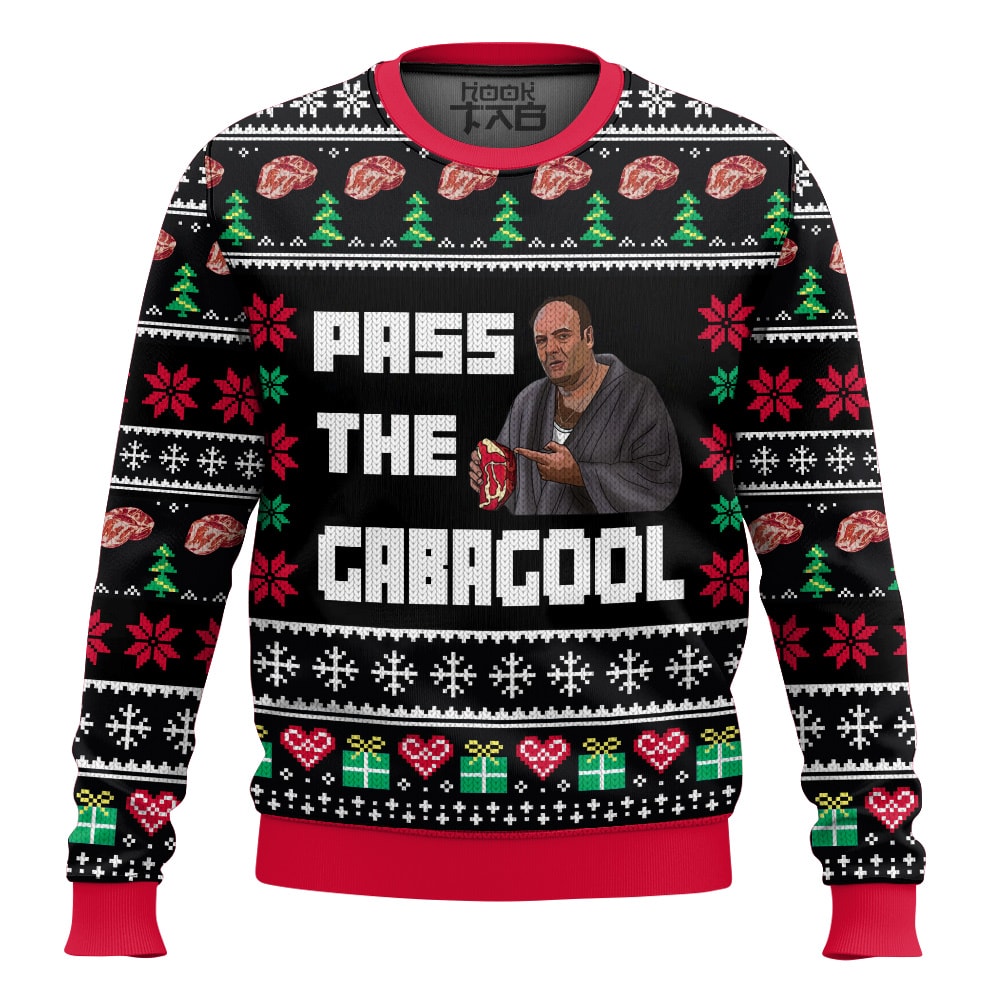 The Sopranos “Pass the gabagool�?Christmas Ugly Sweater