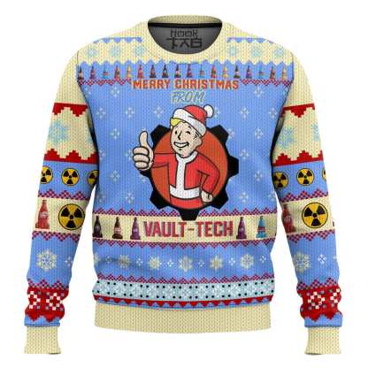 Fallout “Merry Christmas From Vault-Tech�?Ugly Sweater