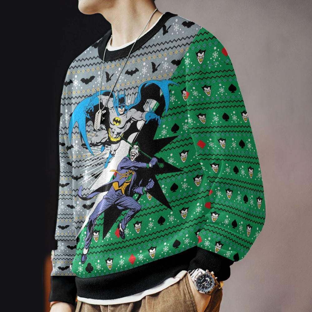 Batman vs Joker, Christmas Ugly Sweater