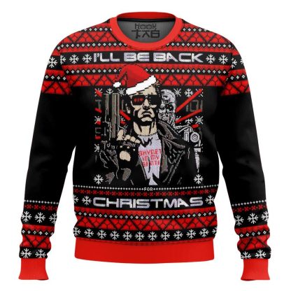 Terminator  I ll Be Back , A Very Cyber Christmas Ugly Sweater