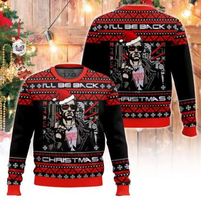 Terminator  I ll Be Back , A Very Cyber Christmas Ugly Sweater