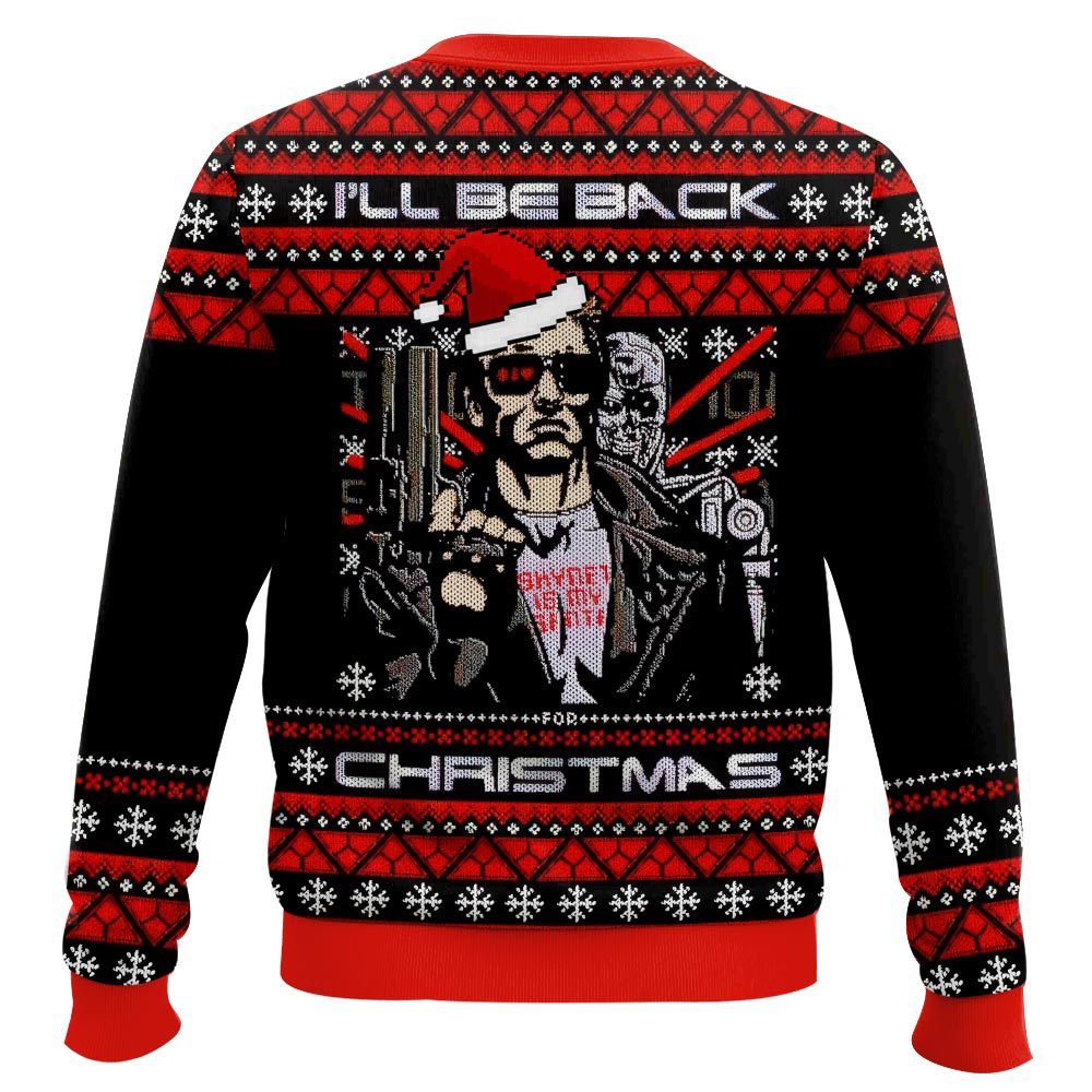 Terminator I ll Be Back , A Very Cyber Christmas Ugly Sweater