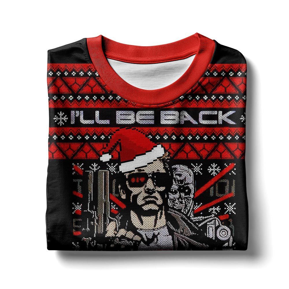 Terminator  I ll Be Back , A Very Cyber Christmas Ugly Sweater