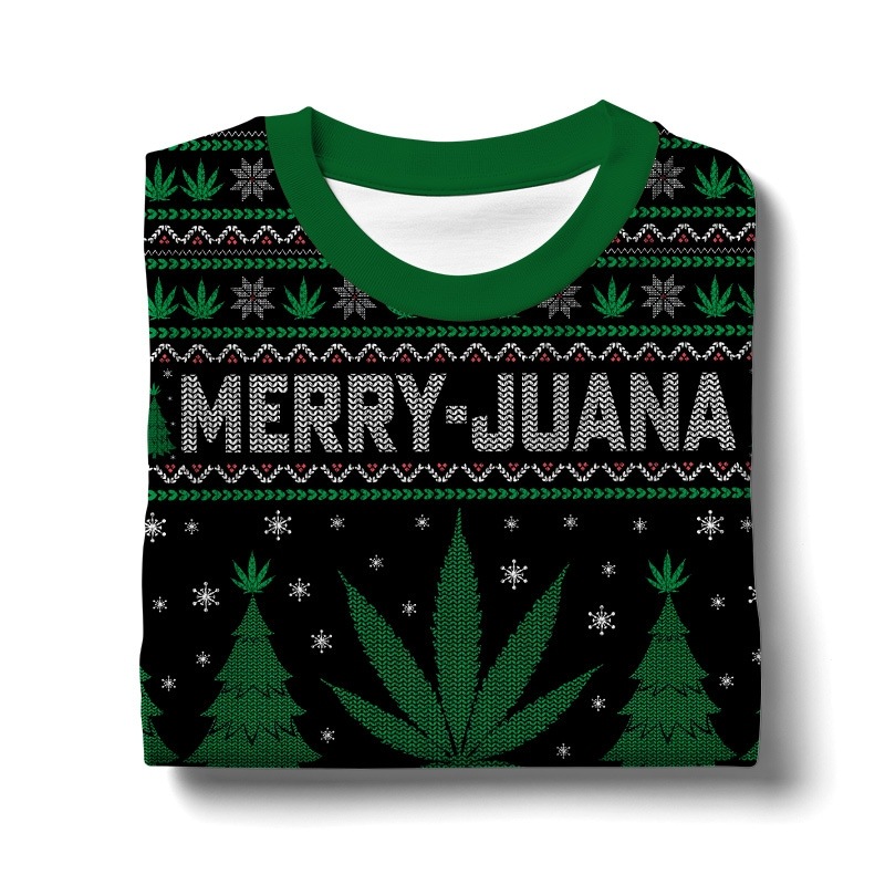 Merry Marijuana Ugly Christmas sweater