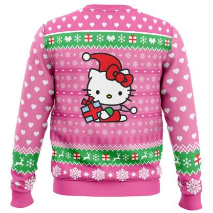 Cute Christmas Hello Kitty Ugly Christmas Sweater