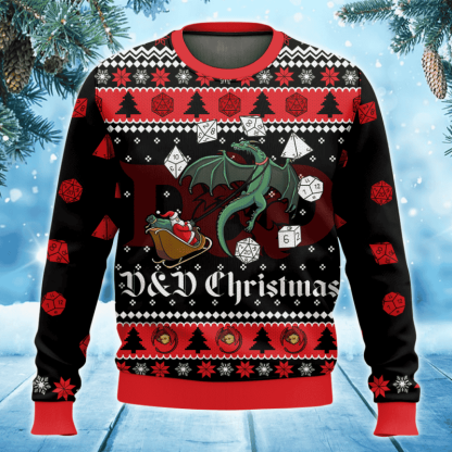 D   D Ugly Christmas Sweater