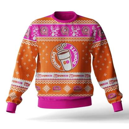 Dunkin  (formerly Dunkin  Donuts) Ugly Sweater