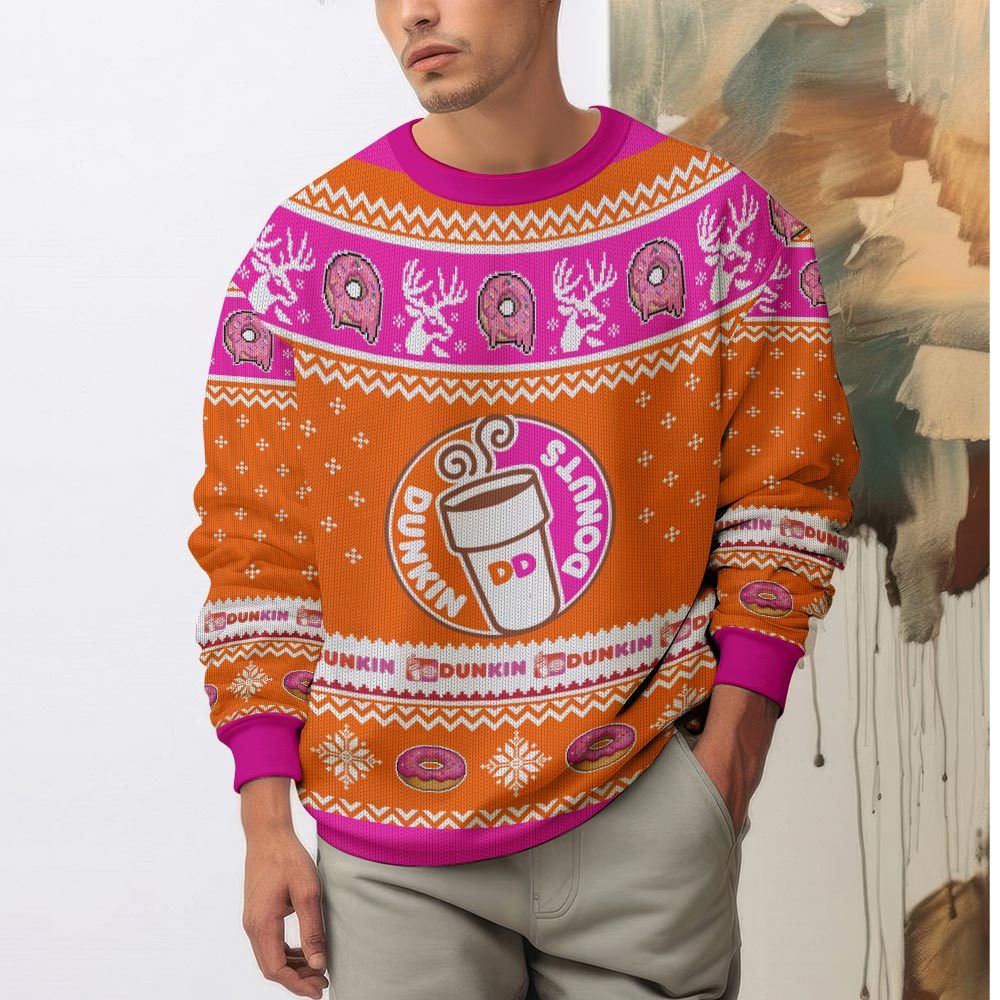 Dunkin (formerly Dunkin Donuts) Ugly Sweater