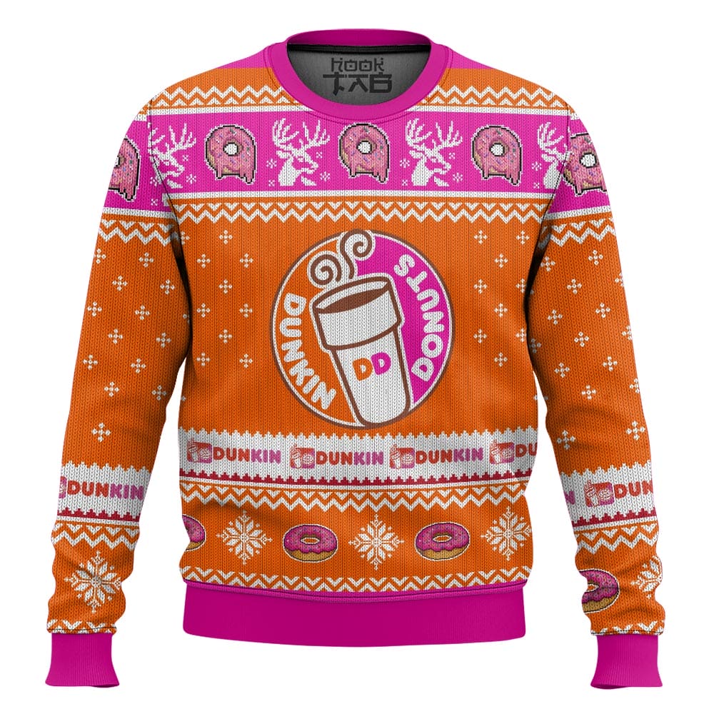 Dunkin  (formerly Dunkin  Donuts) Ugly Sweater