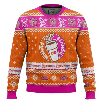 Dunkin  (formerly Dunkin  Donuts) Ugly Sweater