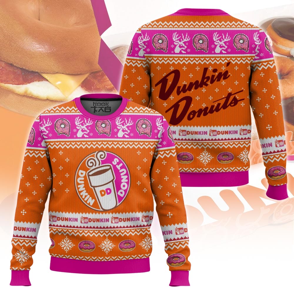 Dunkin  (formerly Dunkin  Donuts) Ugly Sweater