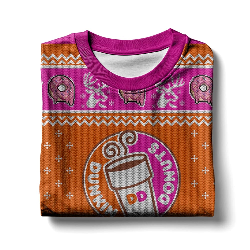 Dunkin  (formerly Dunkin  Donuts) Ugly Sweater