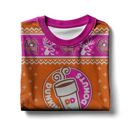 Dunkin  (formerly Dunkin  Donuts) Ugly Sweater