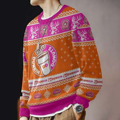 Dunkin  (formerly Dunkin  Donuts) Ugly Sweater
