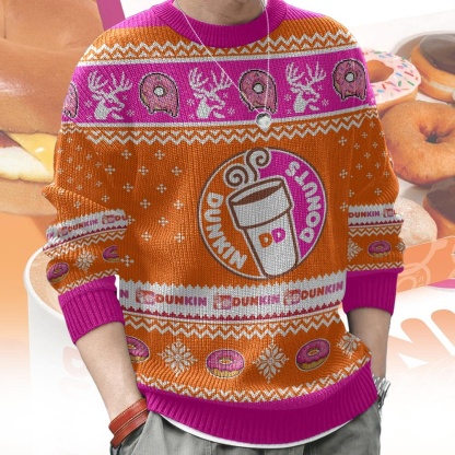 Dunkin  (formerly Dunkin  Donuts) Ugly Sweater