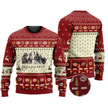 FELLOWSHIP Lord Of The Rings Ugly Sweater