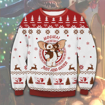 Christmas Gremlins Mogwai Just Add Water Ugly Christmas Sweater