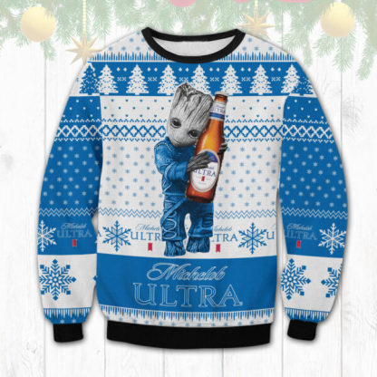 Michelob Ultra Groot Ugly Sweater