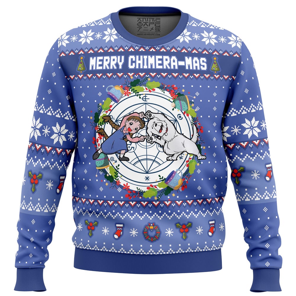 Merry Chimera-mas Fullmetal Alchemist Christmas Ugly Sweater