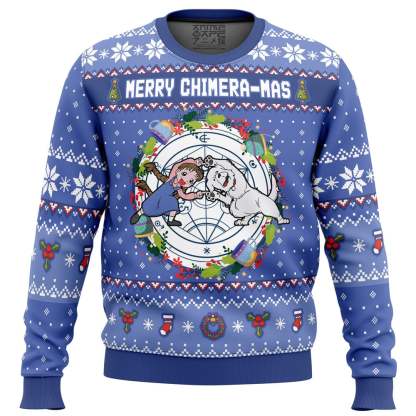Merry Chimera-mas Fullmetal Alchemist Christmas Ugly Sweater