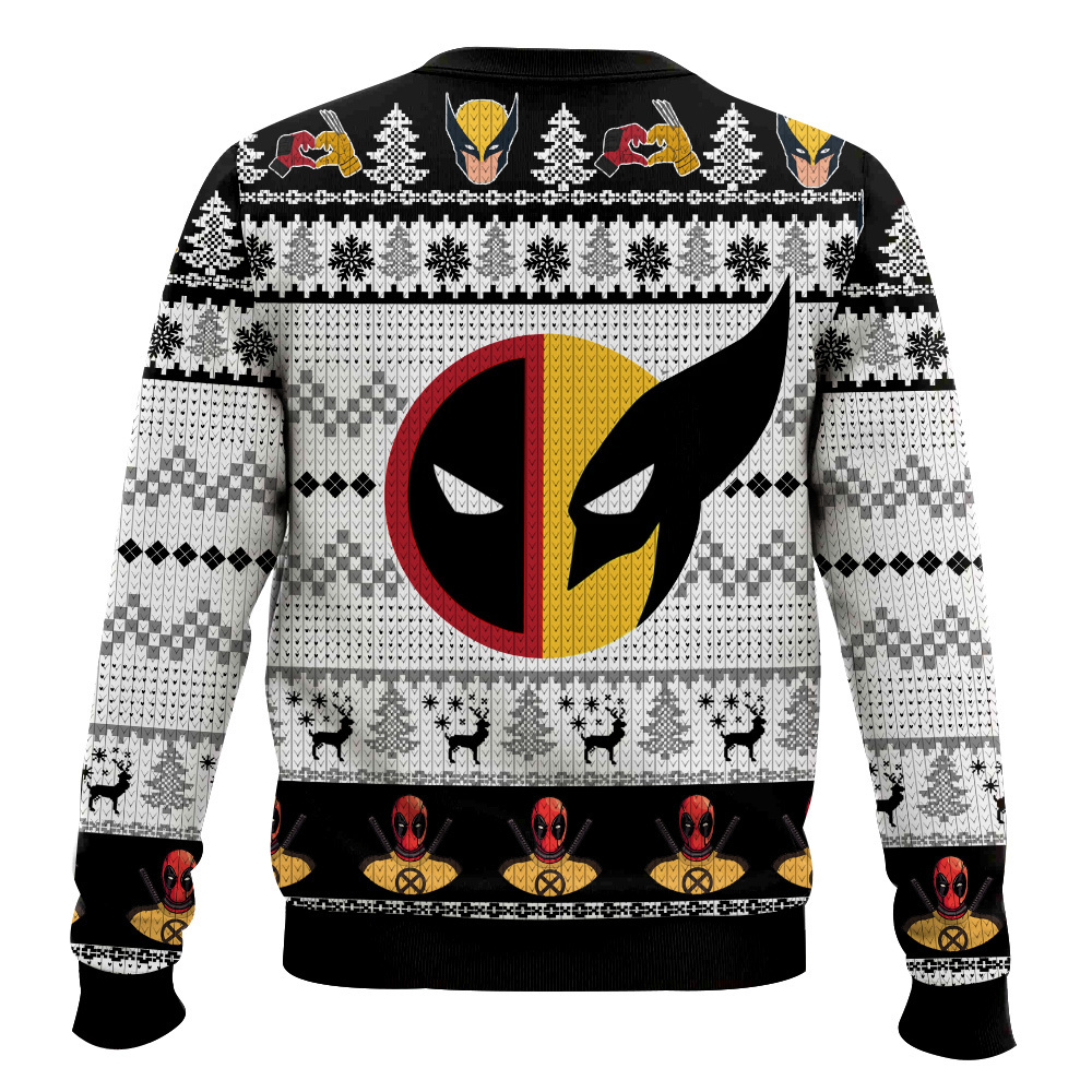 Let s Go Deadpool Wolverine Ugly Sweater