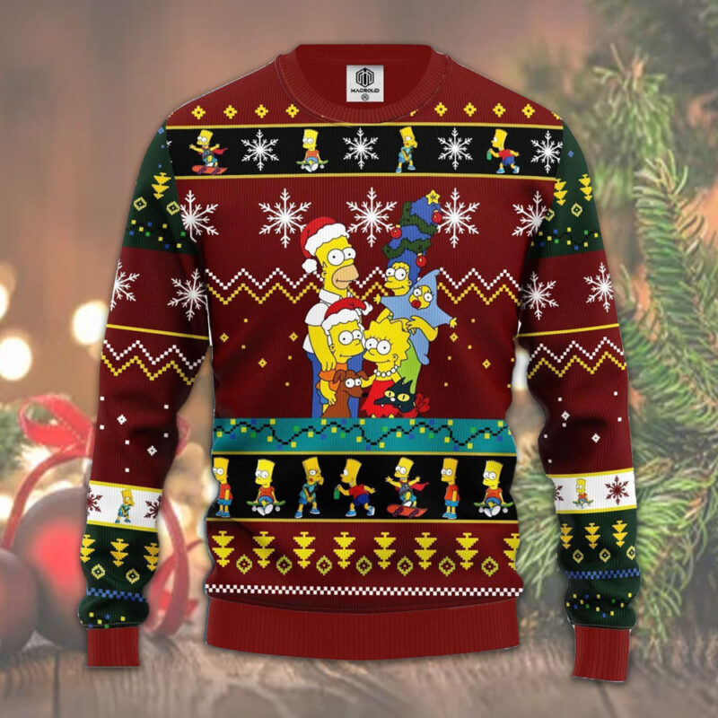 The Simpsons Ugly Christmas Sweater