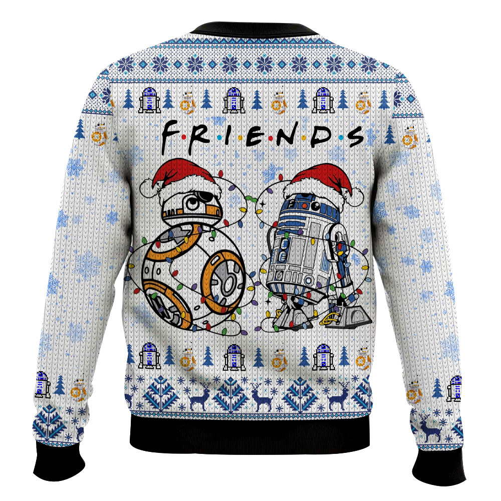 Star Wars R2-D2   BB-8 Friends Ugly Sweater