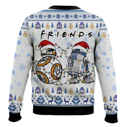 Star Wars R2-D2   BB-8 Friends Ugly Sweater