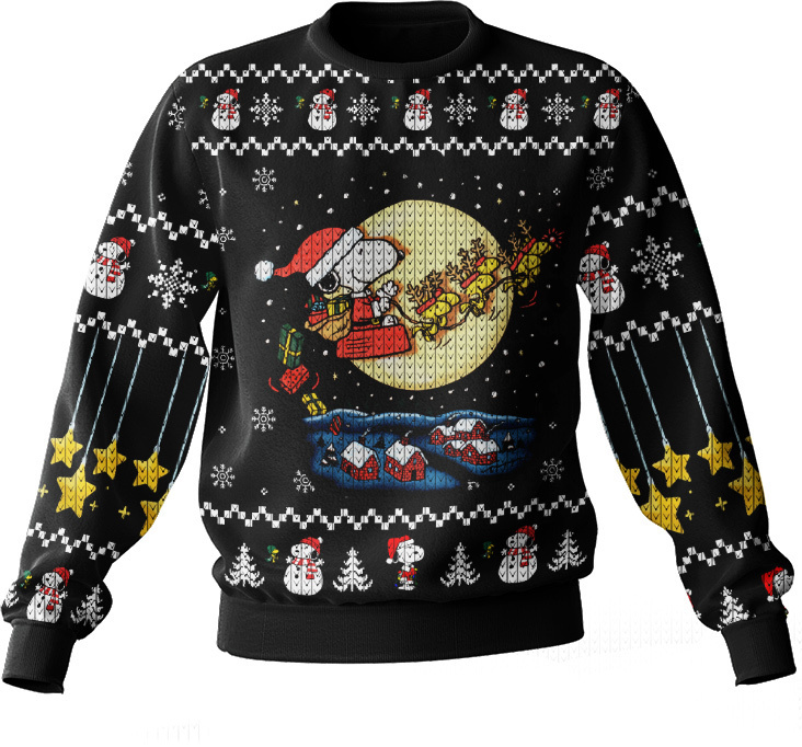 Snoopy The Charlie Brown and Snoopy Show Ugly Sweater