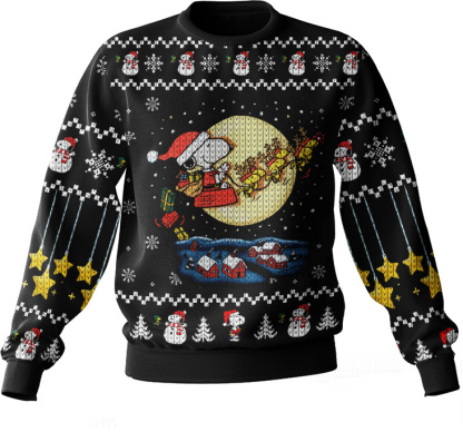 Snoopy   The Charlie Brown and Snoopy Show Ugly Sweater
