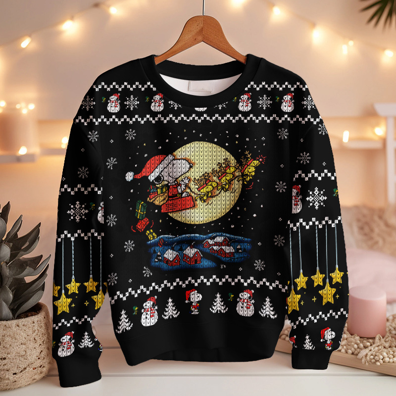 Snoopy The Charlie Brown and Snoopy Show Ugly Sweater