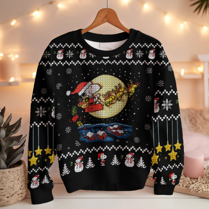 Snoopy   The Charlie Brown and Snoopy Show Ugly Sweater